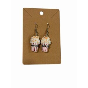 New Novelty Fashion Earrings pop corn snack